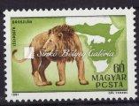 Összefüggő bélyeg, a jobb oldali bélyeg életlen tompa nyomata. / Misprint, in pair, right stamp has dull print.