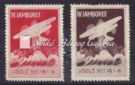 , fehér papír, nem fogazott, piros és fekete. / Airpost commemorative sheet, white paper, without perforation, red and black. 1934.