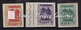 000 Ft Gumi nélkül 1918. Helyi kiadások / Olasz helyiségek részére, Latisana. 1274. tétel 1918.