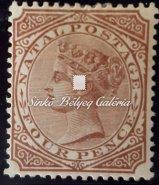 000 Ft 1877. Natal, Dél-Afrika, Mich: 42. Kat. érték / Cat. value: 130 EUR 1902.