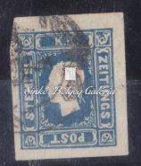 / Machine-made paper, type III, yellow color, Neuhaus cancellation. 1850. Ausztria / Austria.