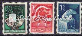 : 693IIB/96IIA. Kat. érték / Cat. value: 550 EUR. 1950. Ausztria / Austria. Mich: 964/66.