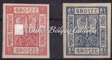 1423-1428 1423. tétel 1917. Lengyelország / Poland. Mich: 1B-2B. 1424.