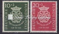 NSZK / Federal Republic of Germany. Mich: 141 / 42. Kikiáltási ár: 5.500 Ft 1951.