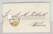Nyomtatvány, Nyíregyháza-Pest, 1861-es 2kr-os bélyeggel bérmentesítve. / Printed matter, franked with 1861. 2 kr. 1862.03.25.