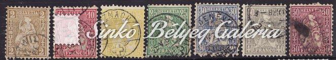 1589-1609 1589. tétel 1867. Svájc / Switzerland. Mich: 29/35. 1590. tétel Kikiáltási ár: 36.