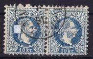 / Typography, yellow-brown color, Keszthely cancellation. D2.3, 200 Gp. Kikiáltási ár: 15.000 Ft 1867.