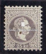 Távolsági levél, Temesvár-Hermannstadt, 1867-es 2 kr-os bélyeggel bérmentesítve, piros postaironnal nulla jelzés áthúzva.