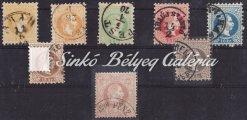 600 Gp. 1867. Könyvnyomat, teljes sorozat 150. tétel 1867. Könyvnyomat sor, Pest 149. tétel 1867. Könyvnyomat, Nyék/Borsod 148.