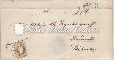 tétel 1867-es kiadások / 1867 issues 1867. Levelezőlap, magyar nyelvű, felhasználatlan.