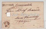 latos levél, Pest/Lipótváros - Hold Mező Vásárhely. 1867. 2 db 5 krajcáros összefüggő bélyeggel bérmentesítve. Kat. érték: 80.000 Ft. / Letter II.