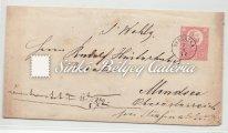 Helyi levél (3 krajcár), 1871-es 3 krajcáros könyvnyomású boríték, Pest/Terézváros feladással I. tipus. Kat.érték 75.000 Ft. / Local letter (3 krajcár), 1871.