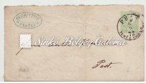 / Long distance letter, franked with 2x5kr engraved stamps. Kikiáltási ár: 60.000 Ft 1872.09.03.