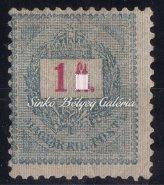 Távolsági levél, Klausenburg-London, 1881-es színesszámú 3kr-os bélyegkiegészítéssel bérmentesítve.