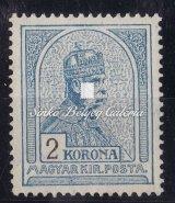Turul, B fekvő vízjel, 35 f 267. tétel 1913. Turul, A-álló vízjel 266. tétel Kikiáltási ár: 4.