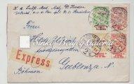 / Registered distance letter, postal stationery envelope. Kikiáltási ár: 15.000 Ft 1917.12.02.
