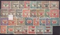 stamps, mixed franking. 1921. 01.17. Távolsági ajánlott levél Kikiáltási ár: 4.000 Ft 1919. Magyar tanácsköztársasági arcképek 282. tétel 1916.12.