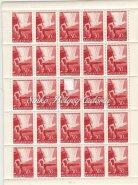 000 HUF. 1944. Nagyasszonyok, 100-as ívben, hajtott (6 érték, 100 ívsor) / Great Women, folded (6 values, 100 sheet sets) 1945. Szakszervezet I., teljes sor.