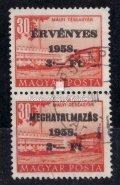 / Television, in block of 4, A,B perforation. Cat. Value: 7.200 HUF. 1960.Várak I., 70 ﬁll., 50-es ívben Kikiáltási ár: 15.