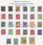 000 Ft 1948-tól Magyar bélyeggyűjtemény, berakóban, borítékban, FDC, megnézendő. / Hungarian stamp collection in albums and envelopes, FDC, must to see.