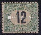 403-408 403. tétel 1903. Zöldportó I., B11½ fogazattal, 12 ﬁlléres bélyeg, gumi ér a hátoldalon 404. tétel 406. tétel 1903. Zöldportó I., B11½ fogazattal, 50 ﬁlléres bélyeg.
