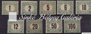 s1245 12 000 Portóbélyegek, küldemények / Postage due stamps, letters Kikiáltási ár: 20.000 Ft 1919.