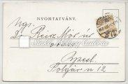 Ö) private punching on Turul 10 f and 25 f stamps, closing wax seal at the back side is in nice condition. Kikiáltási ár: 4.000 Ft 1921.