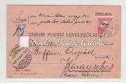 / Express ﬁeld post letter sent from Szeged to Bohemia (Czech Republic), franked with 1913. Turul (2x20f.) stamps.