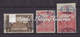 / Romanian occupation, Reaper stamp with blue overprint, M. Bodor's guarantee. Cat.value: 45.000 HUF. 1919. Debrecen I. (román megszállás), 20f. Károly/Közt.