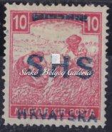 464-646 554. tétel 1919. SHS Horvátország megszállás, fehérszámú aratóbélyeg 555. tétel 557. tétel 559. tétel 561. tétel 1919. Szeged, francia megszállás, jelentősen elcsúszott felülnyomatok, Bodor M.