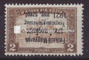 Franked with 3x30 f stamps on a business envelope. With arrival postmark on the back side. 1920.01.18.