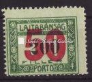 Bodor's guarantee. Cat.value: 60.000 HUF. 1921. Nyugat-Magyarország (IV.), 2k. Parlament kettős felülnyomattal, Bodor M. garanciával. / West-Hungary IV., with double overprint, M.