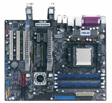 ASUS A8N-SLI Napjaink leggyorsabbja Az évek folyamán nagyon sokszor megesett, hogy grafikuskártya-generációt váltottunk.