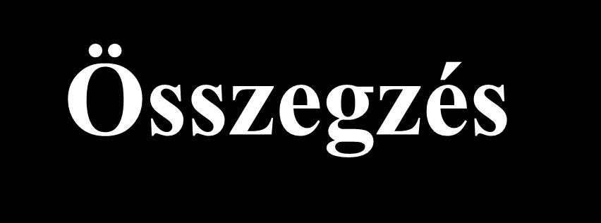 Összegzés