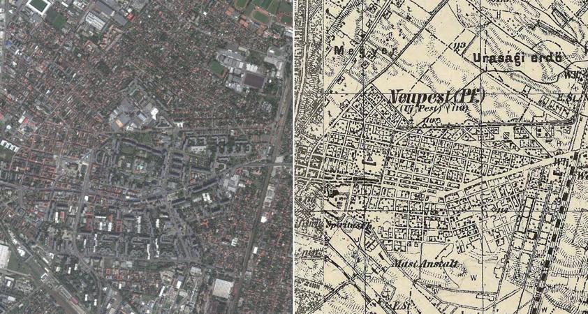az újpesti városszövet a Központi