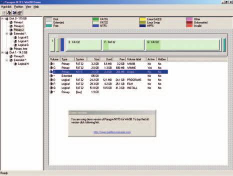 GYORSTESZT SZOFTVER Paragon NTFS for Win98 Mindent látok! A WinAbility.com Folder Guard Titokban tartott Windows A NTFS for Win98: hogy Windows 98 alól is lássuk az XP-t Dvorák Bence (rigor@ipma.