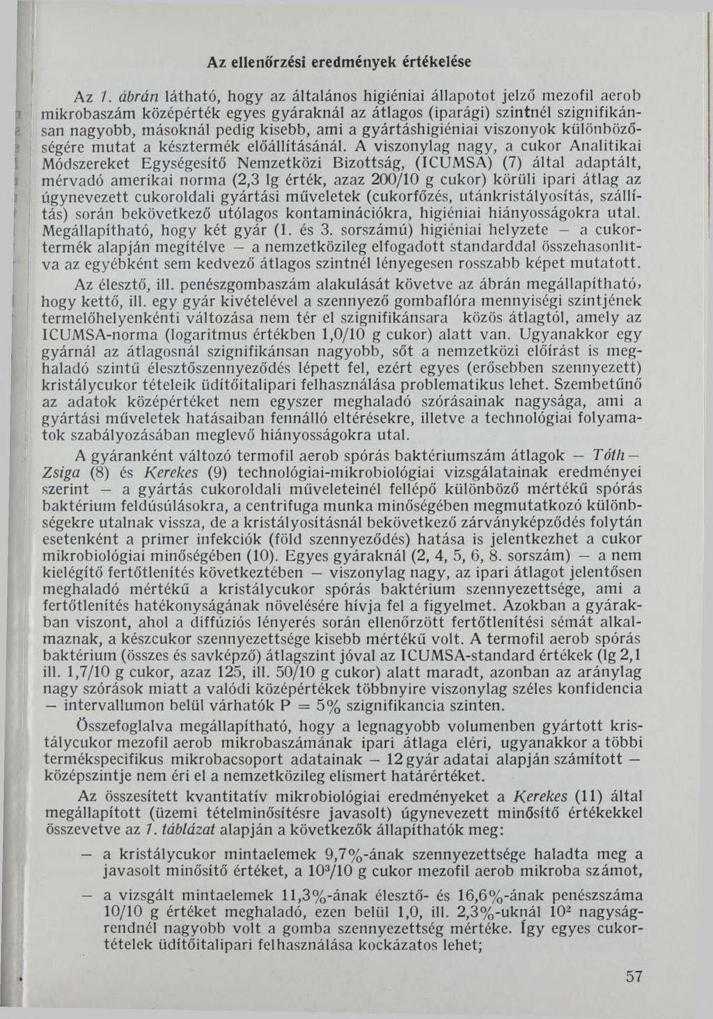 Az ellenőrzési eredmények értékelése Az /.