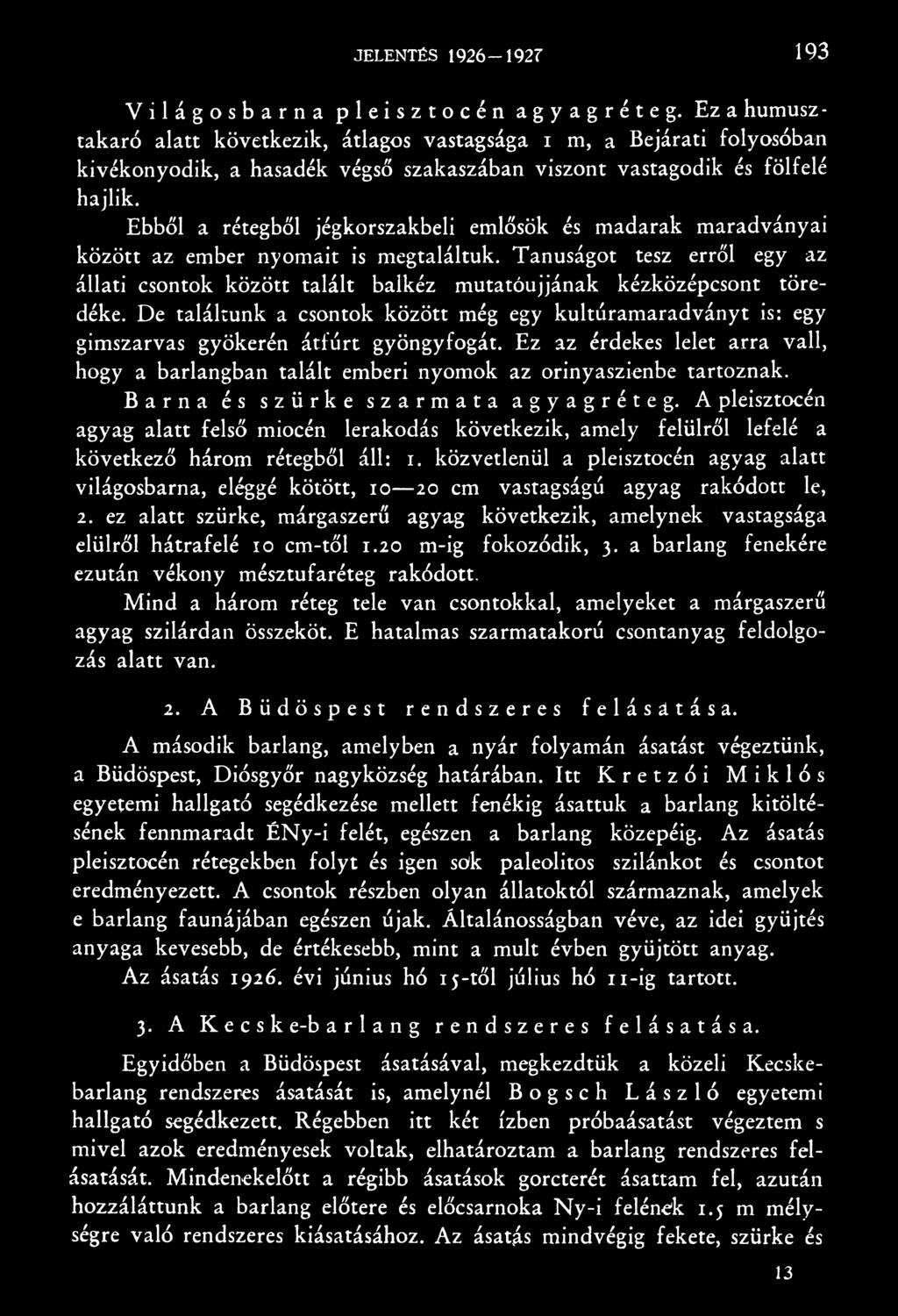 De találtunk a csontok között még egy kultúramaradványt is: egy gímszarvas gyökerén átfúrt gyöngyfogát.