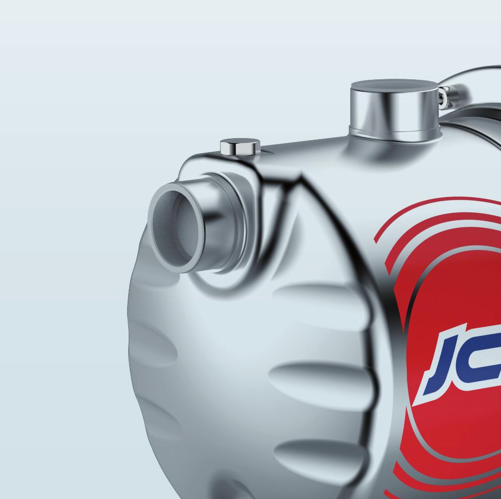 JCR2 JET rendszerű, önfelszívó elektromos szivattyúk Tiszta vízhez Háztartási használat Lakossági használat TELJESÍTMÉNYTARTOMÁNY