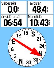 13. Térképezés és műholdas helymeghatározás 287 13.5.2. ábra: A Garmin 60-as sorozat Útpont és Navigációs menüpontjai 13.5.3. ábra: A Garmin 60-as sorozat Térkép, Beállítások és Mértékegységek menüje 13.