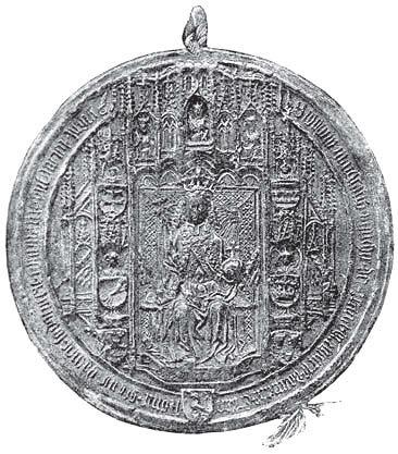 kép) (1468), első cseh királyi pecsétje, 79 új (második) titkos pecsétje (1485) szintén minusculás, 80 miközben aranypecsétjén (1464) 81 megjelenik az új divatú betűtípus, a humanista capitalis (10.