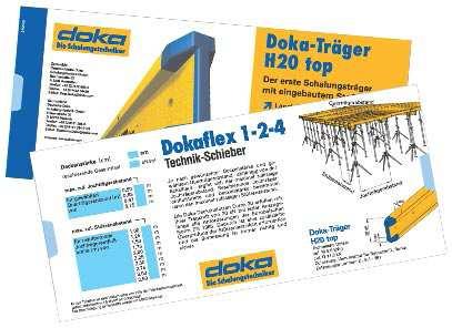 Dokaflex 1-2-4 rendszerelemei 30 cm-nél vastagabb födémekhez is Csak egy rendszer van az építkezésen 30 cm födémvastagságig nincs szükség méretezésre.