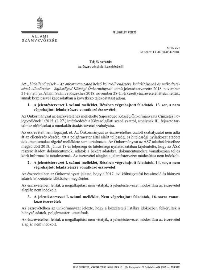 Függelék: