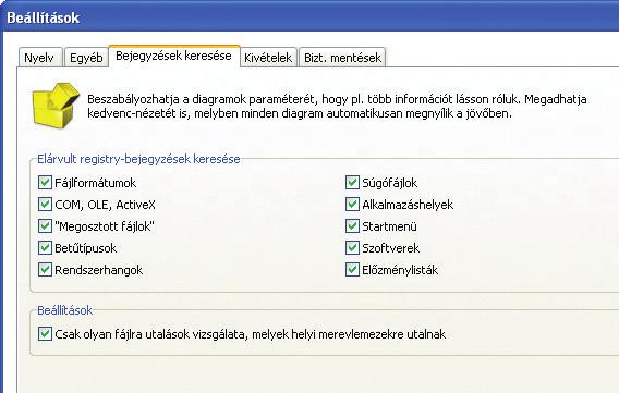Teljes verzió Adatok Egyszerű registry-tisztítás Biztonsági mentés készítése a változtatásokról Régebbi mentések automatikus törlése Regisztráljunk még ma Rendszerleíró adatbázis-takarító Ashampoo
