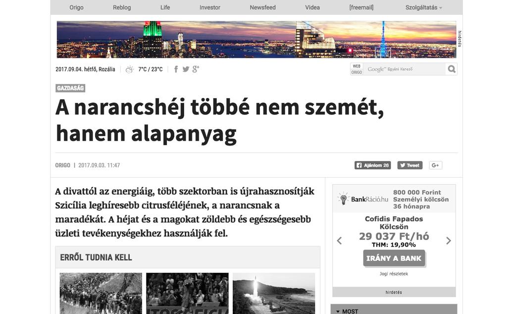 BANNER MEGJELENÉSEK