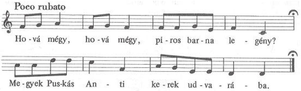 4. Nem gondolok véle, van pénz a zsebembe, van pénz a zsebembe, dolgoztatok véle. 5. Másodszor a leány, részeges a leány. Nem bánom, nem bánom, nem gondolok véle.