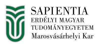 FELVÉTELI SZABÁLYZAT A 2017-2018-AS TANULMÁNYI ÉVRE MESTERKÉPZÉS 1.