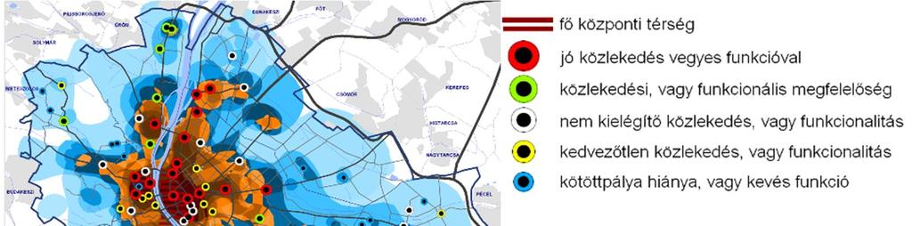 Az országos jelentőségű közlekedési elemek mellett Pesterzsébet rendelkezik fővárosi és agglomerációs jelentőségű közlekedési elemmel is, ez a H6 ráckevei HÉV vonal.