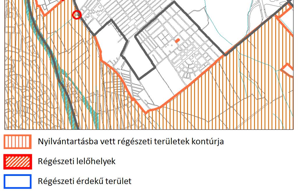 A kerületben összefüggő régészeti terület csak a Duna mentén helyezkedik el, míg kisebb, szórványos lelőhelyek megtalálhatóak a kerület belső terletein is - a térképen bemutatott pozíciókban.