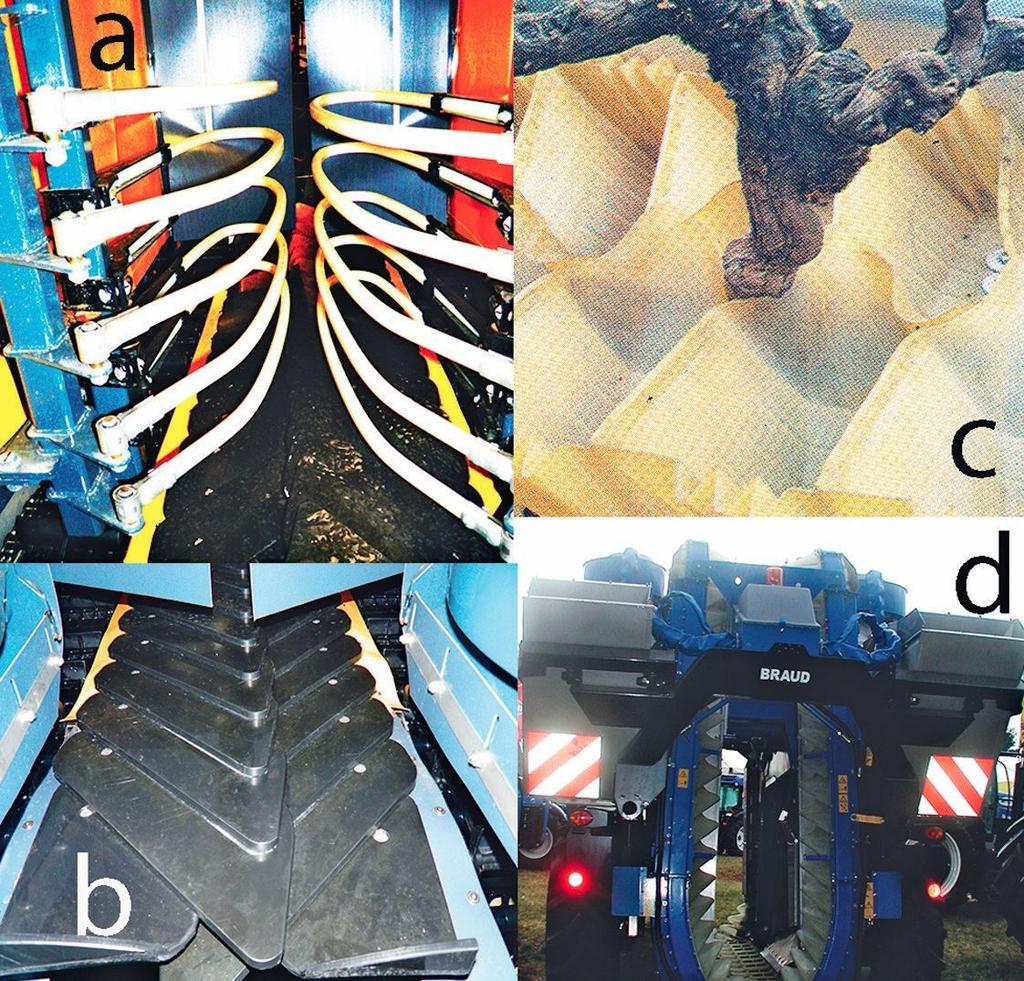 4. ábra. Leválasztóés gyűjtőrendszer (kite.hu) A pálcák működését (frekvencia, amplitúdó) minden szőlőfajtához be kell állítani.